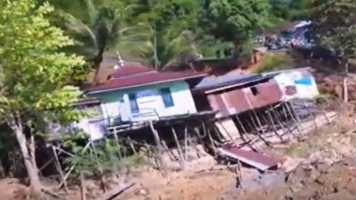 Longsor Muara Bunyut Kutai Barat