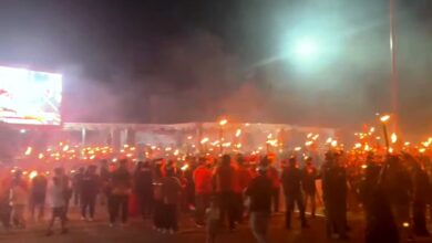 pawai obor Mahakam Ulu