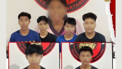 pencurian tabung gas Tenggarong