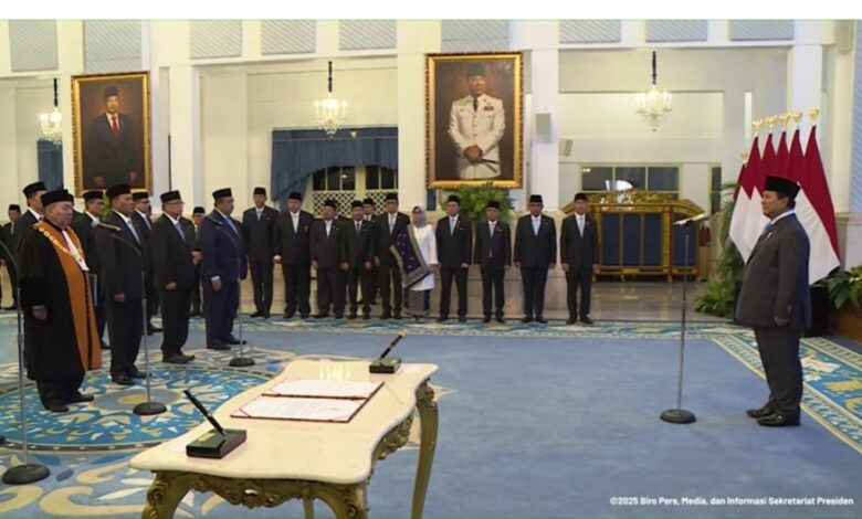 pelantikan pejabat negara