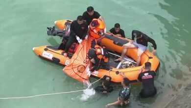 tenggelam bendungan sungai wain