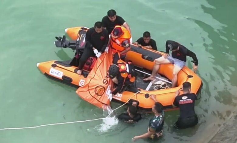 tenggelam bendungan sungai wain