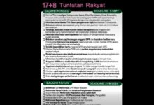 17+8 Tuntutan Rakyat