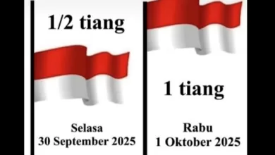 Pasang Bendera Setengah Tiang