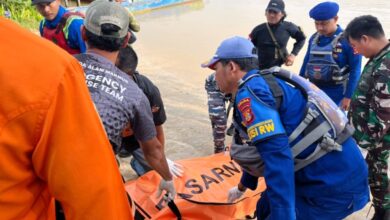 pemancing kutim tenggelam