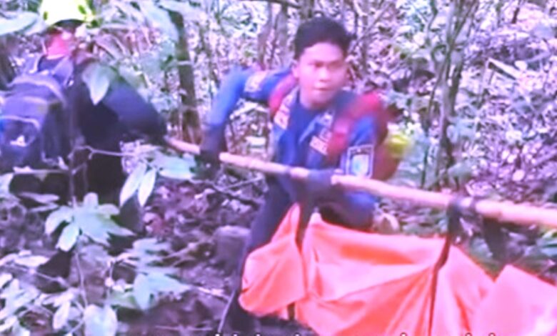 helikopter jatuh Kalsel