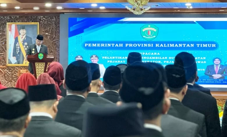 pelantikan pejabat pemprov kaltim