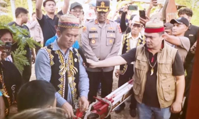 perdamaian adat Jahab PT BDAM