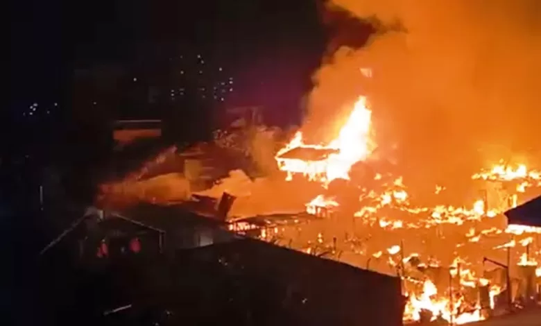 kebakaran jalan diponegoro samarinda