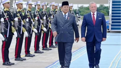 Raja Yordania ke Indonesia