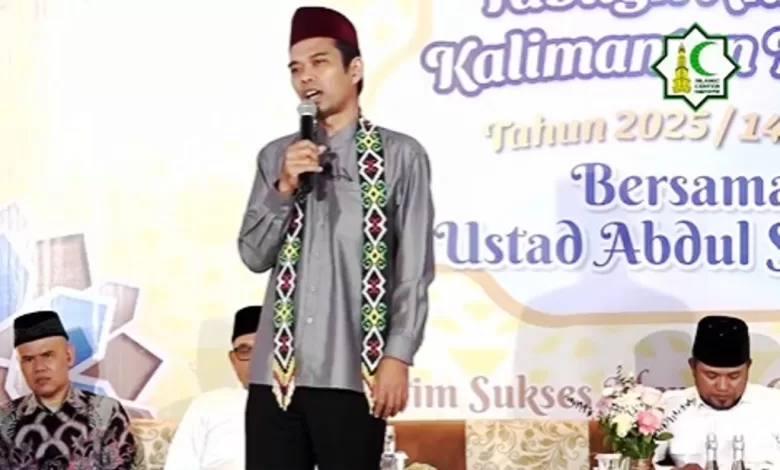 ustad abdul somad islamic center samarinda