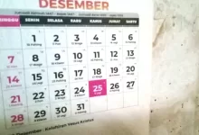 tanggal merah Desember 2025