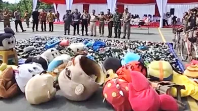 barang bukti pelanggaran Perda