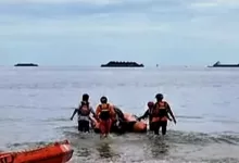 remaja tenggelam Pantai Kemala Balikpapan