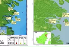 sejarah gempa Kalimantan