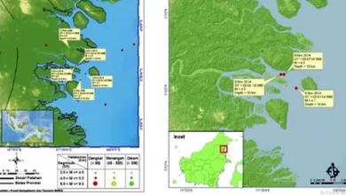 sejarah gempa Kalimantan