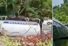 kecelakaan jalan poros samarinda bontang