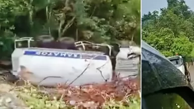 kecelakaan jalan poros samarinda bontang