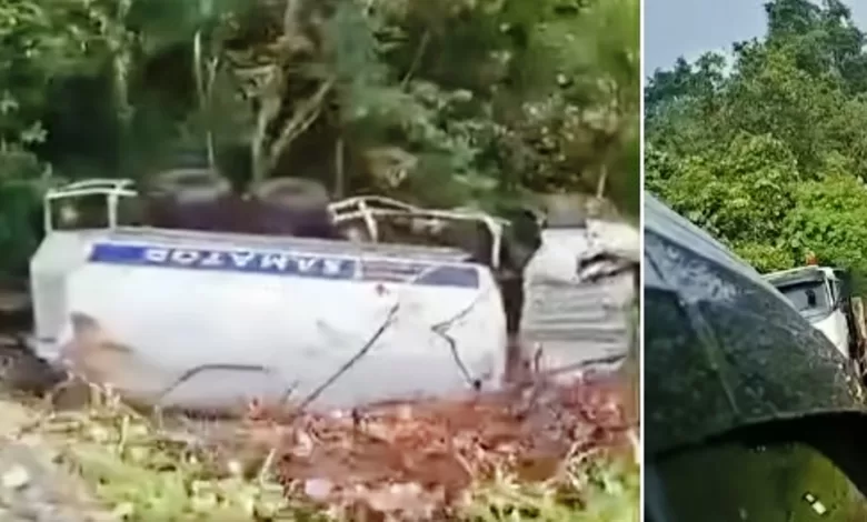 kecelakaan jalan poros samarinda bontang