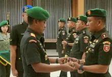 Dandim Bontang dan Kukar Berganti