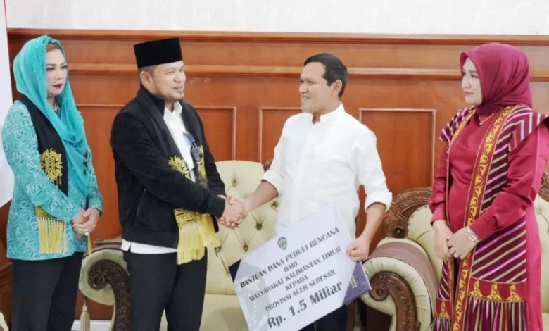 bantuan kaltim untuk aceh