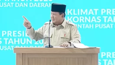 prabowo rakornas 2026