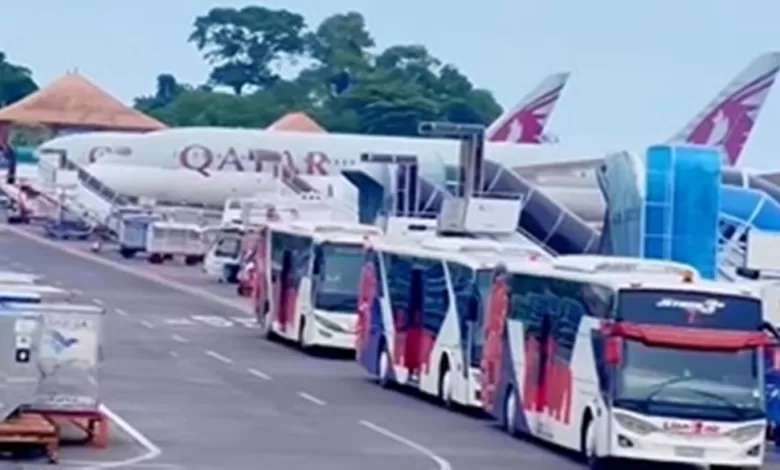 penerbangan internasional terganggu