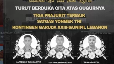 prajurit TNI gugur Lebanon