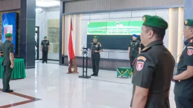 sertijab dua dandim kaltim