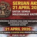 aksi 21 april kaltim