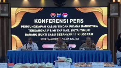 11 Kg sabu Kaltim