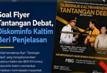 Flyer debat Gubernur Kaltim