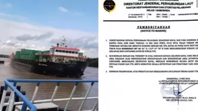tabrakan kapal Muara Jawa