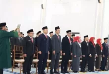 pelantikan pejabat pemprov kaltim