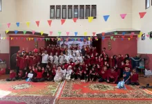 Foto bersama PC TIDAR Samarinda dan anak-anak UPTD Panti Sosial Asuhan Anak Harapan usai mengikuti rangkaian perlombaan dalam memeriahkan HUT ke-81 Kemerdekaan RI.