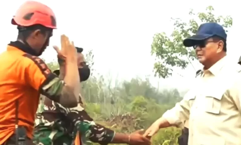 Presiden Prabowo karhutla Kalimantan